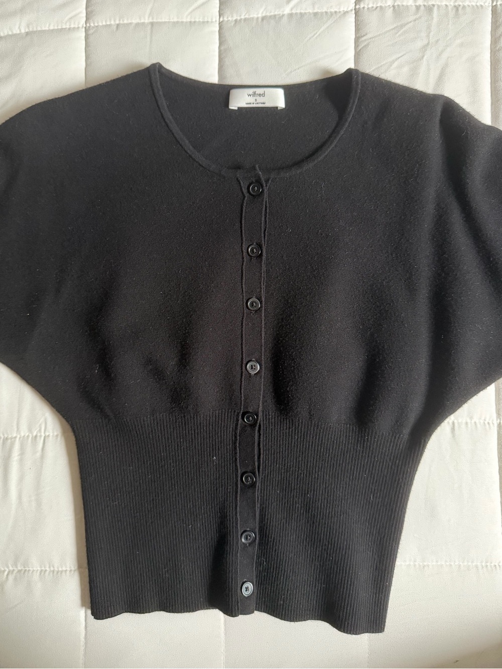 Aritzia Wilfred Golightly Cardigan - Black